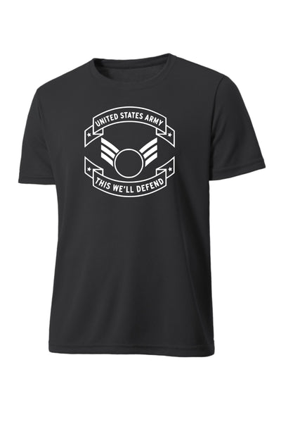 Army Defend Crest Oxymesh™ Performance T-Shirt 🇺🇸 - Expert Brand Apparel#color_black