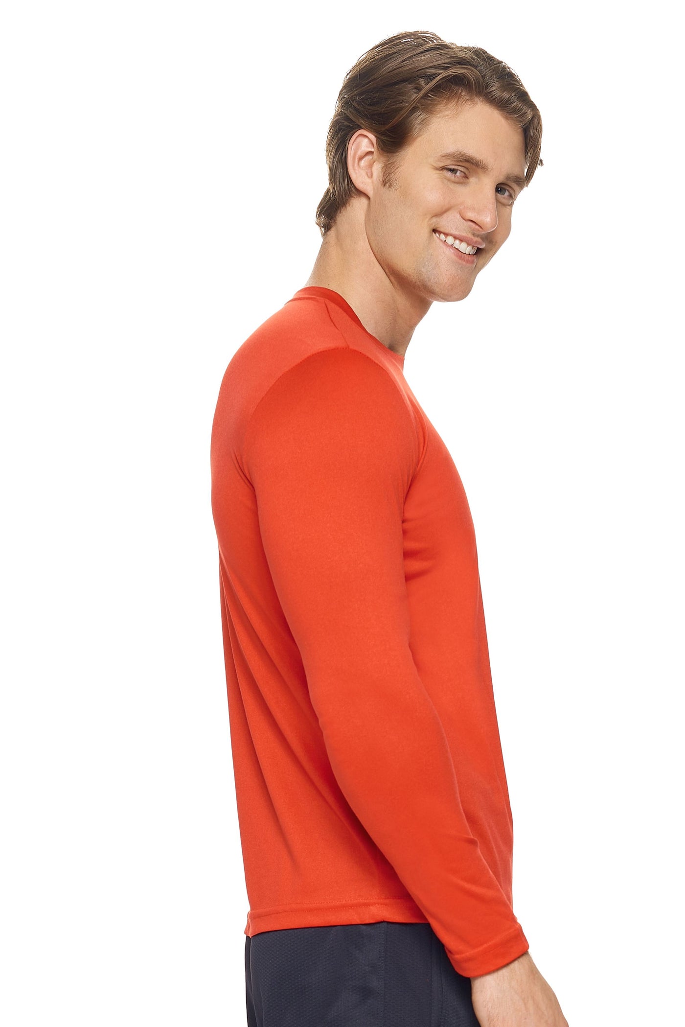 Natural Feel Jersey Long Sleeve Crewneck 🇺🇸 - Expert Brand Apparel#color_red