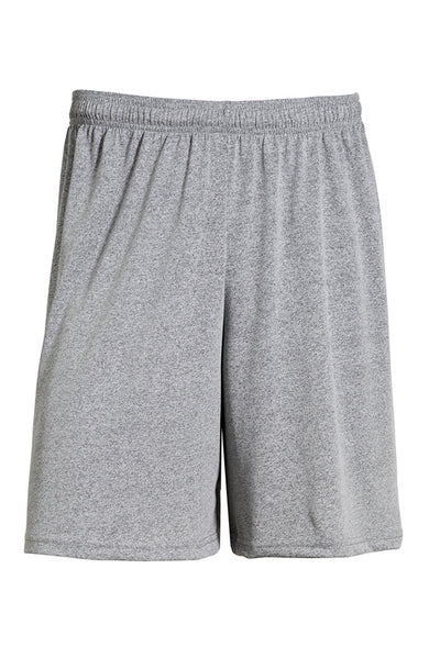 Expert Apparel Men's Natural Feel Jersey Training Shorts#color_heather-gray