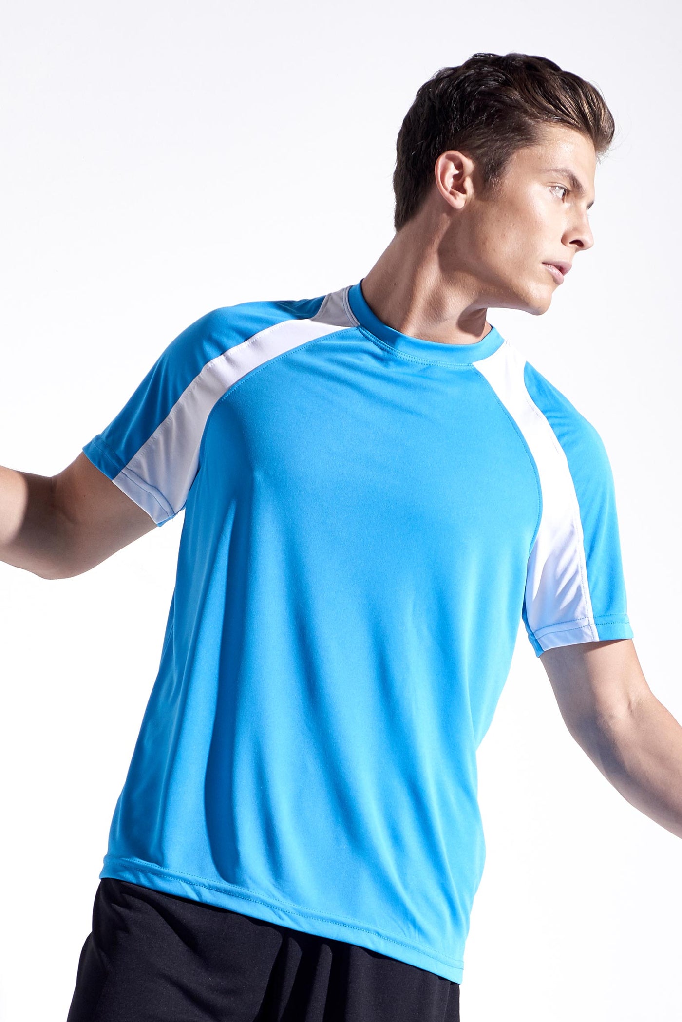 DriMax™ Freefall Raglan Colorblock Tee 🇺🇸 - Expert Brand Apparel#color_safety-blue