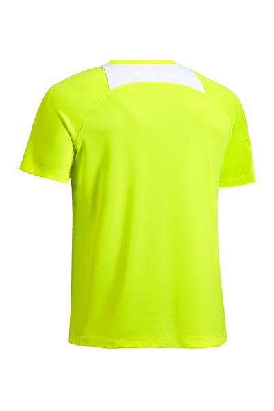 Expert Apparel Retail Men's Pk Max™ Freefall Colorblock Raglan Performance Tee Safety Yellow Image 2#color_safety-yellow