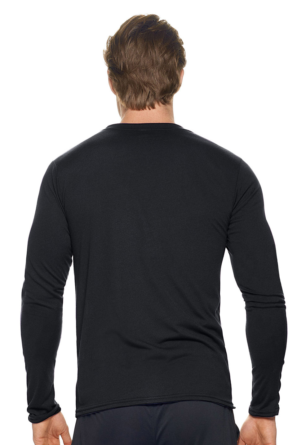 Expert Apparel Unisex Men's Long Sleeve in the Field Work Shirt Made in the USA in black image 3#color_black