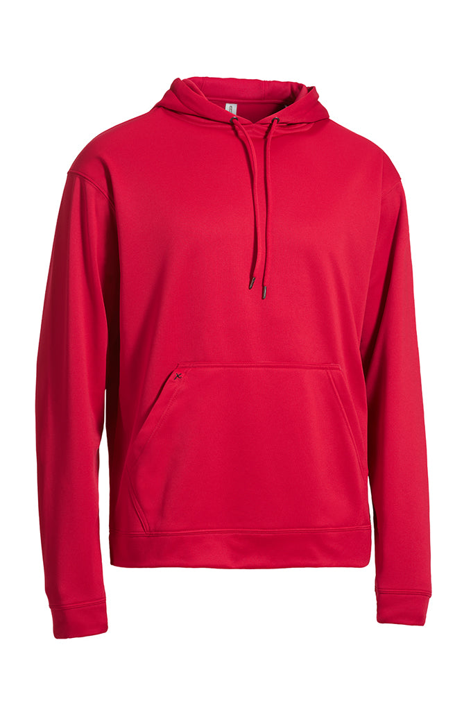 Expert Apparel Tech Sleek Pullover Hoodie Red#color_red