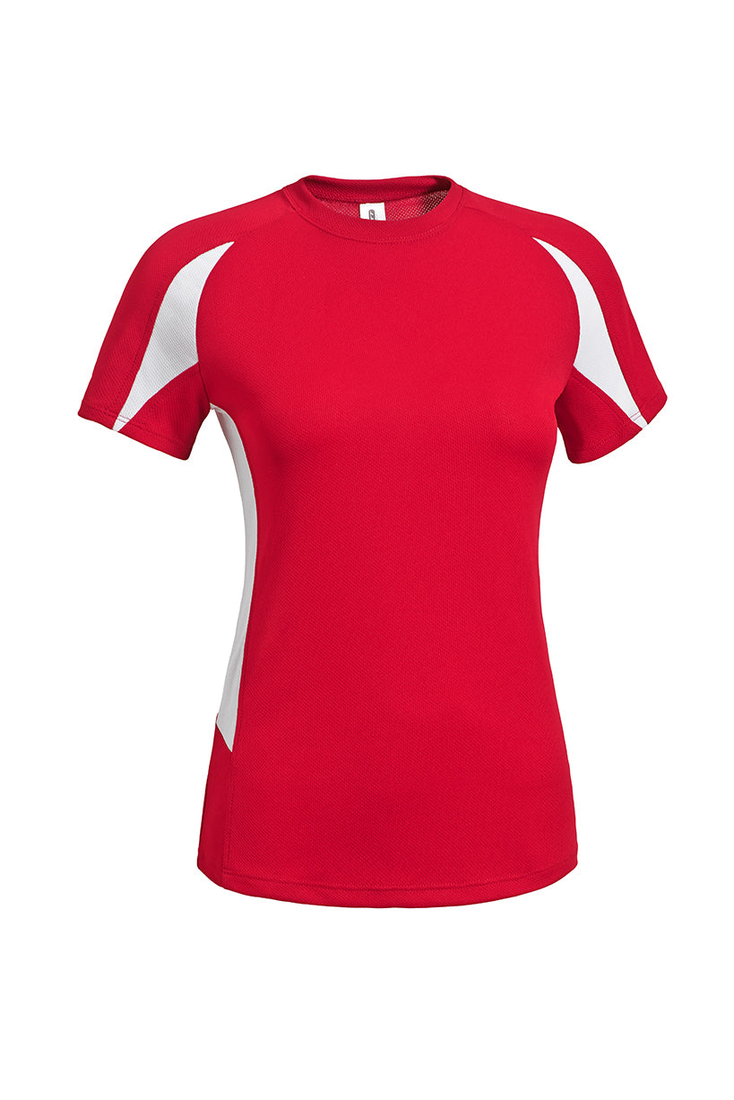 Expert Apparel Retail Women's Crossroad Tee red#color_red