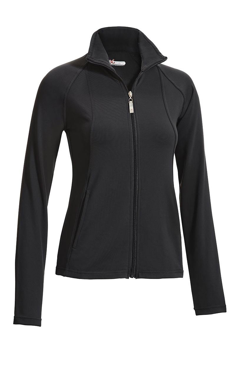 Expert Apparel Women's Sportsman Jacket in Black#color_black