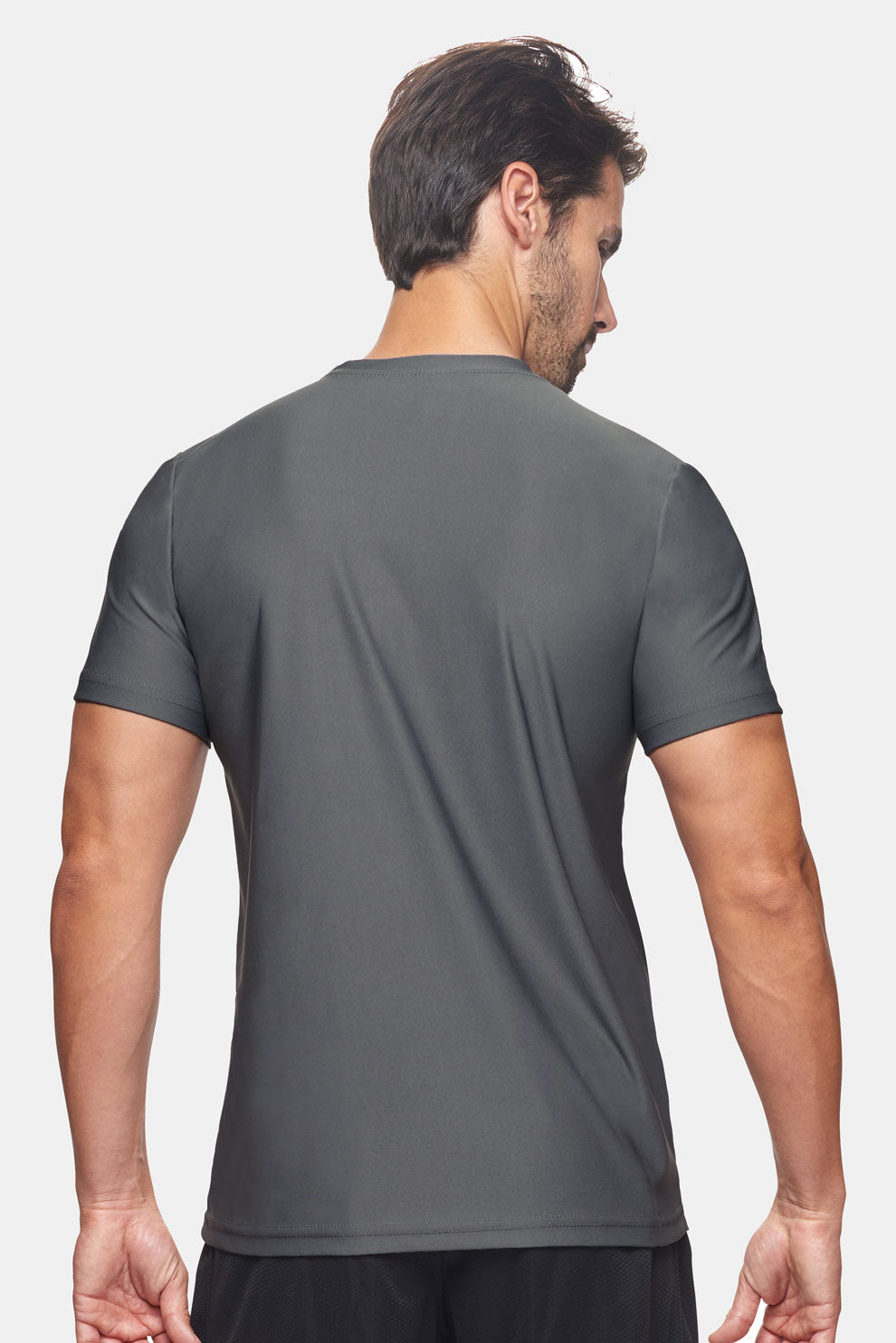 EcoTek Recycled Performance Tee Expert Brand Apparel image 3#color_charcoal