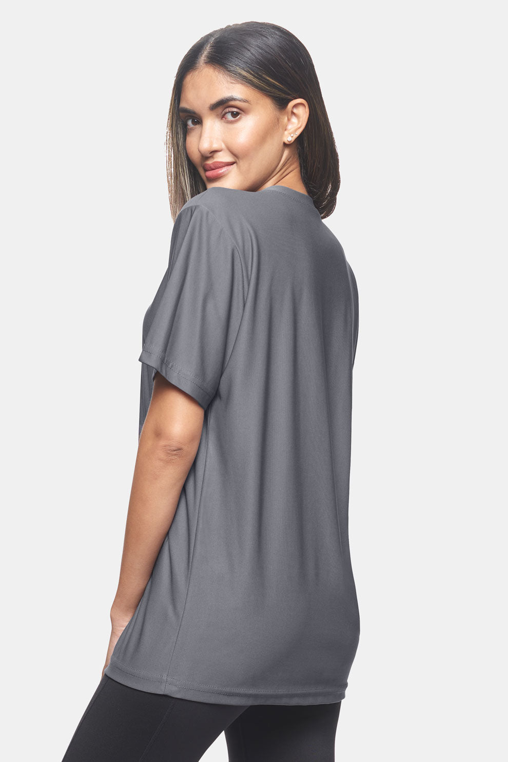 EcoTek Recycled Performance Tee Expert Brand Apparel image 5#color_charcoal