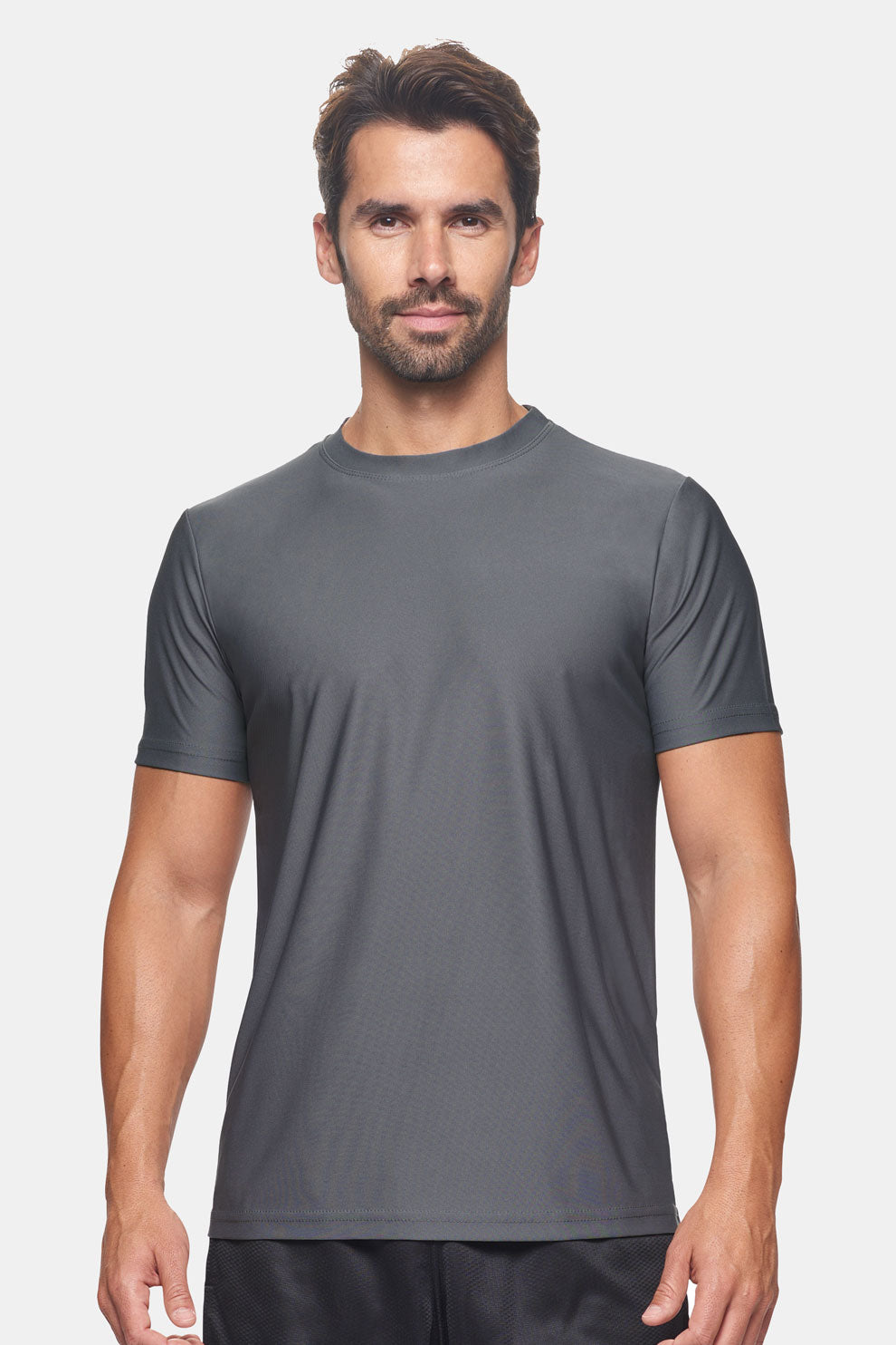 EcoTek Recycled Performance Tee Expert Brand Apparel#color_charcoal