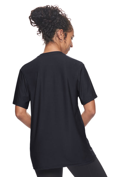 Expert Brand Apparel Made in USA Recycled Polyester Repreve Performance Tee Unisex RP801U black image 6#black