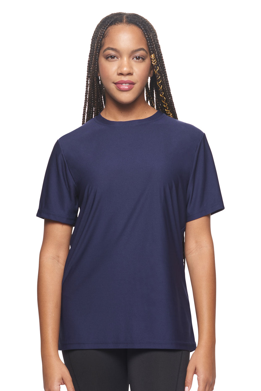 Expert Brand Apparel Made in USA Recycled Polyester Repreve Performance Tee Unisex RP801U Twilight Image 4#color_twilight