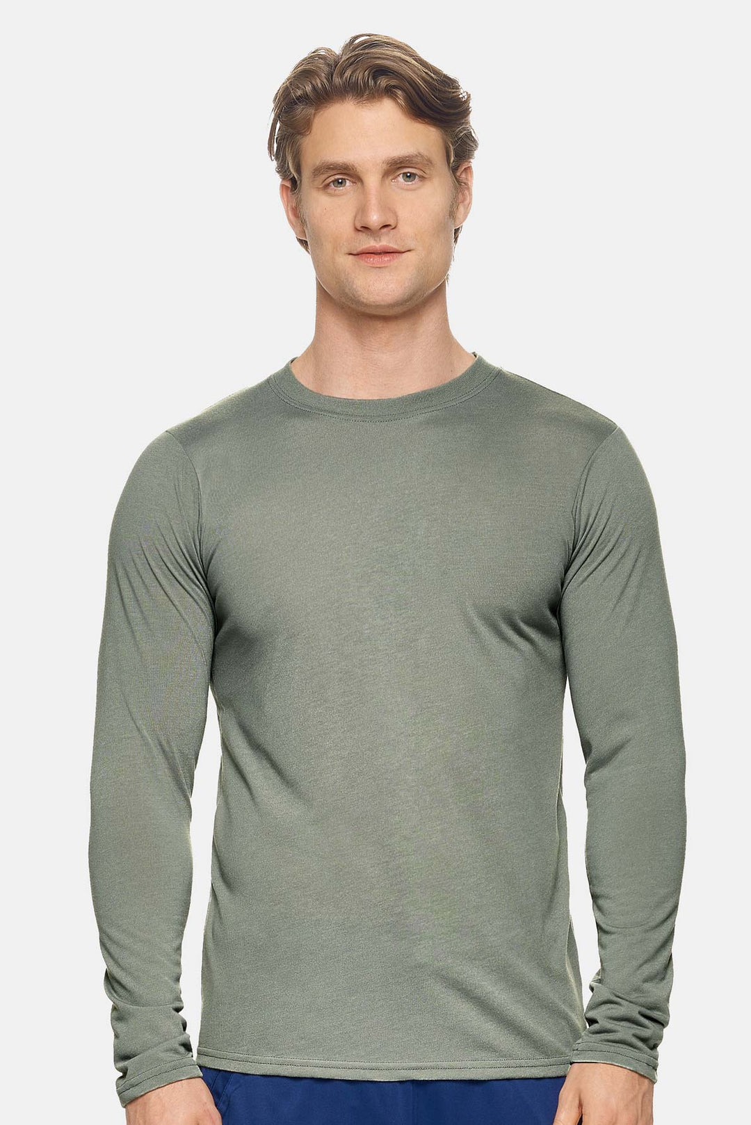 【HI FI FNK】Savior Dirty Washed Longsleeve 6411 Sueded Long Sleeve T-Shirt Heather Charcoal | Next