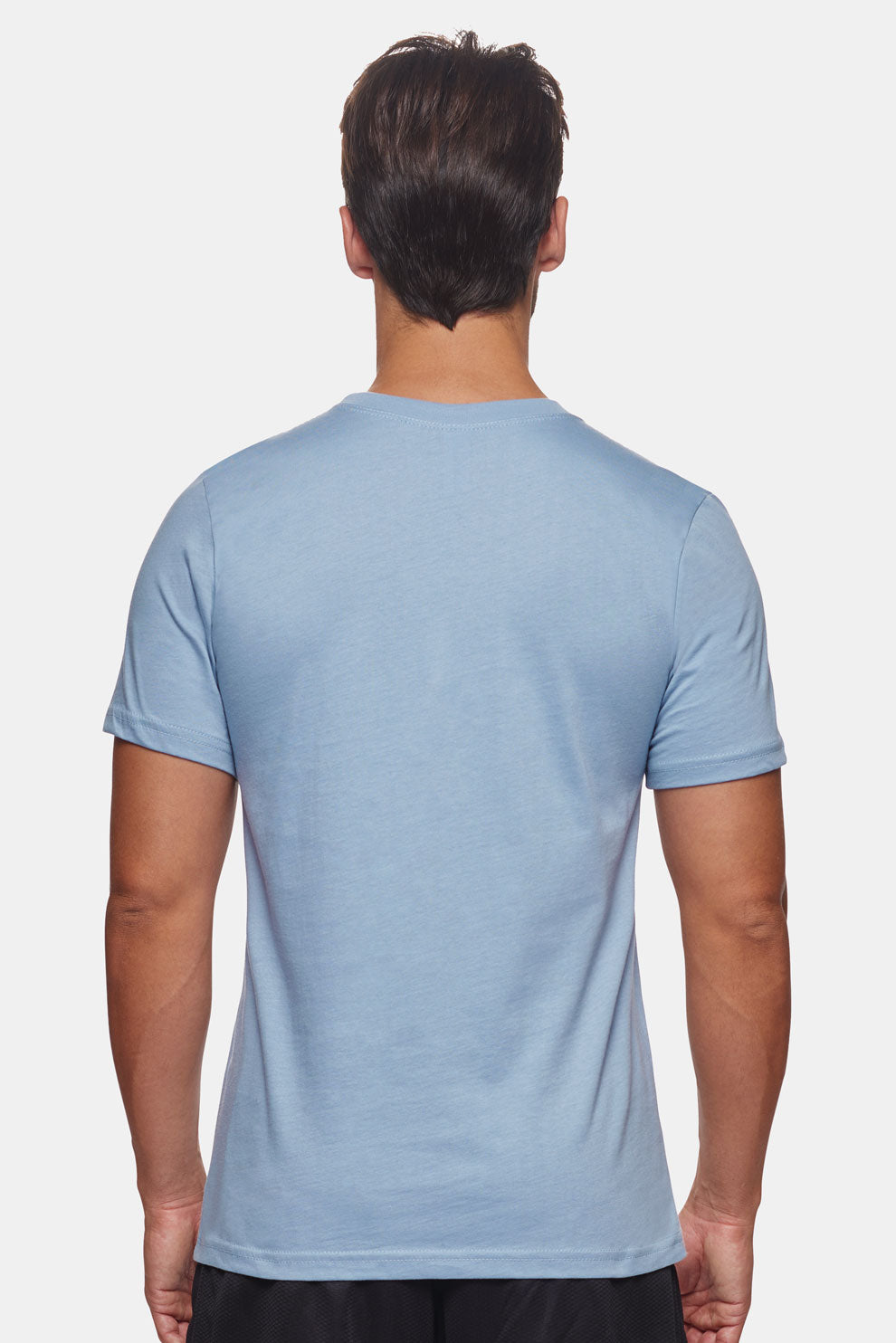 Expert Brand Apparel Unisex Organic Cotton Tee Made in USA in canyon blue image 3#color_canyon-blue