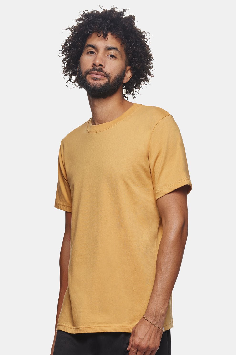 Expert Brand Apparel Unisex Organic Cotton Tee Made in USA in harvest#color_harvest