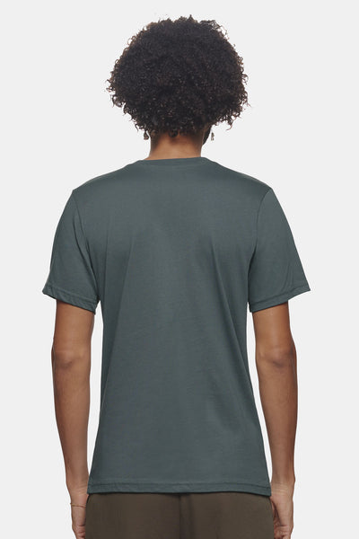 Expert Brand Apparel Unisex Organic Cotton Tee Made in USA in carbon 2#color_carbon