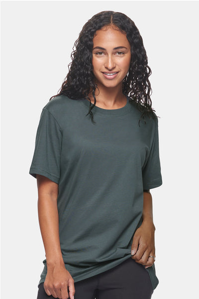 Expert Brand Apparel Unisex Organic Cotton Tee Made in USA in carbon 5#color_carbon