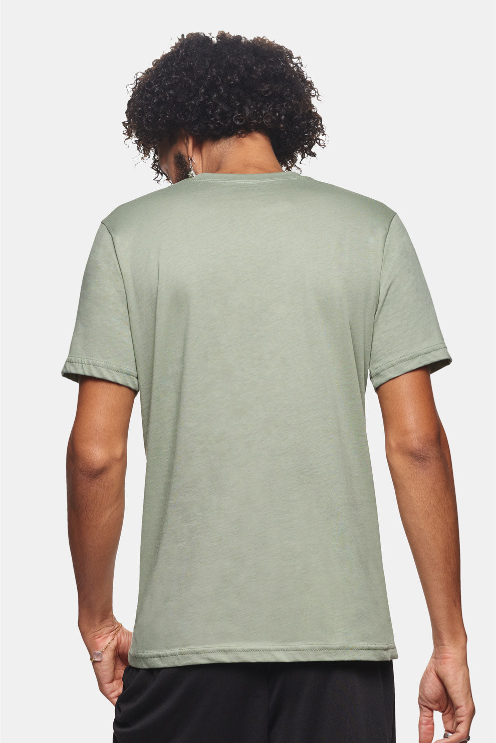 Expert Brand Apparel Unisex Organic Cotton Tee Made in USA in sage 3#color_sage