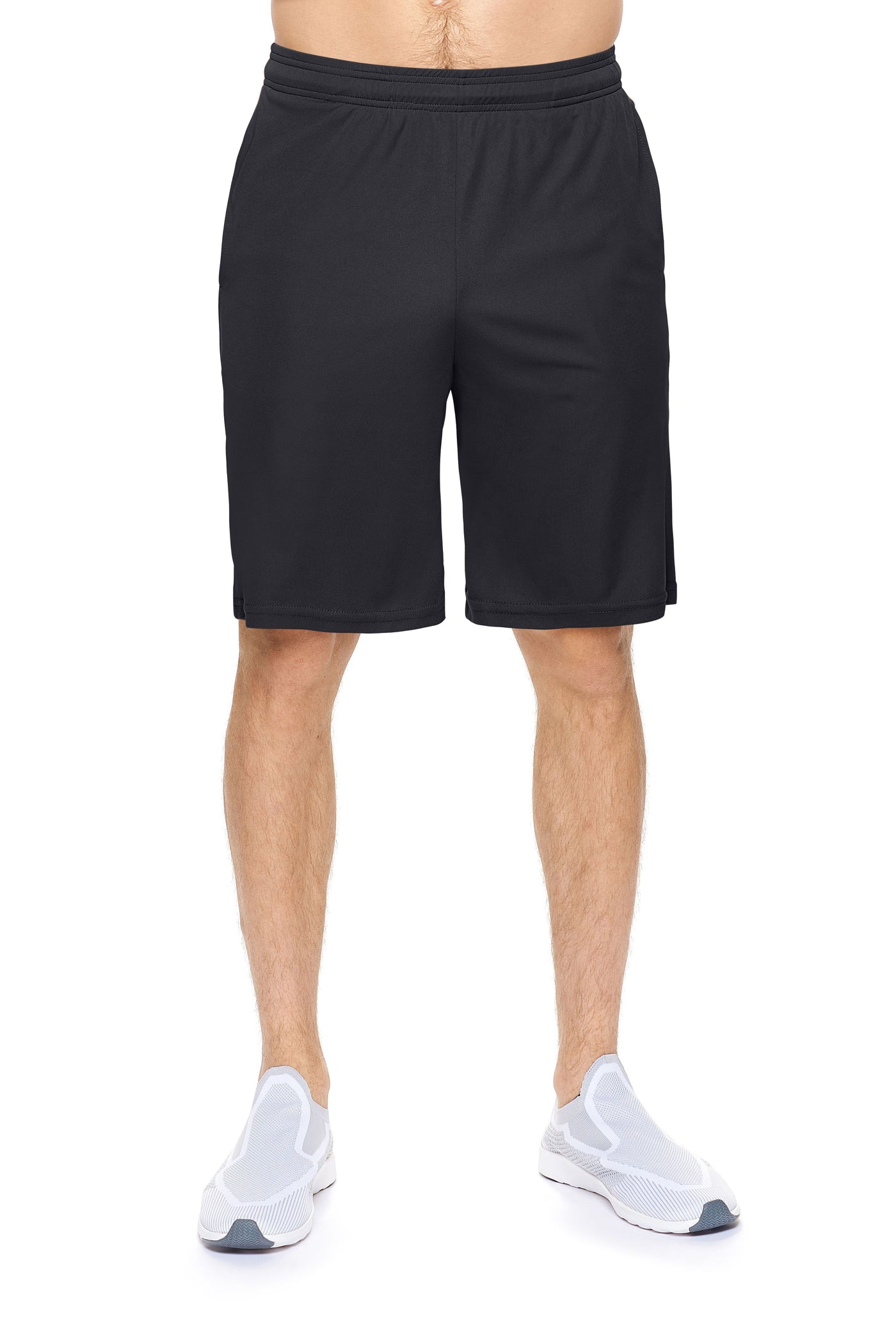 Expert Brand Men's pk MaX™ Outdoor Shorts in Black Steel Image 4#color_black-steel