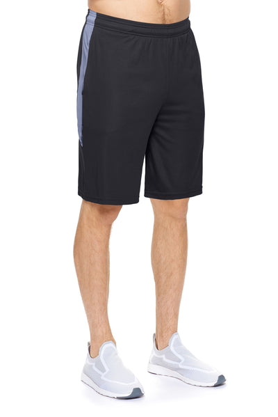 Expert Brand Men's pk MaX™ Outdoor Shorts in Black Steel#color_black-steel