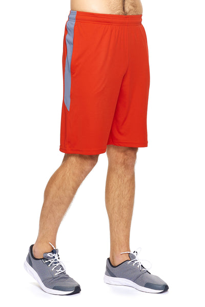 Expert Brand Men's pk MaX™ Outdoor Shorts in Red Steel#color_red-steel