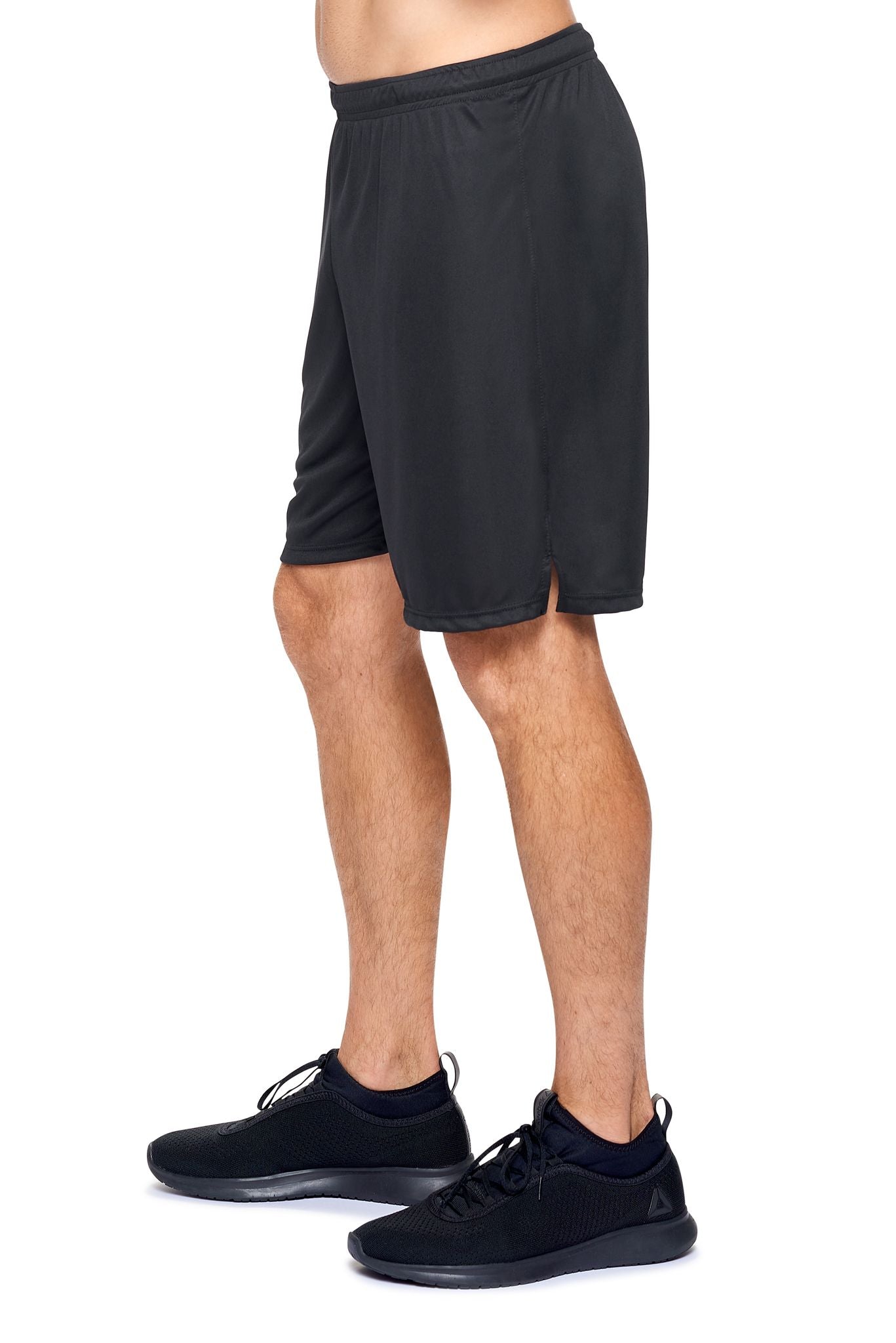 Expert Brand Men's pk MaX™ Impact Shorts in Black#color_black