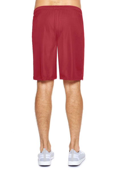 Expert Brand Men's pk MaX™ Impact Shorts in Team Cardinal Image 3#color_cardinal