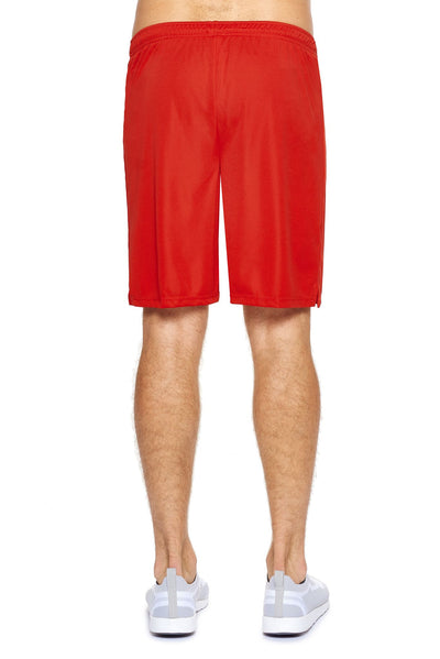 Expert Brand Men's pk MaX™ Impact Shorts in Red Image 3#color_true-red