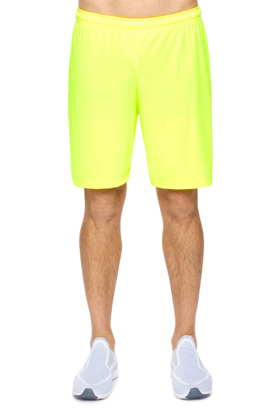 Expert Brand Men's pk MaX™ Impact Shorts in Safety Yellow#color_safety-yellow
