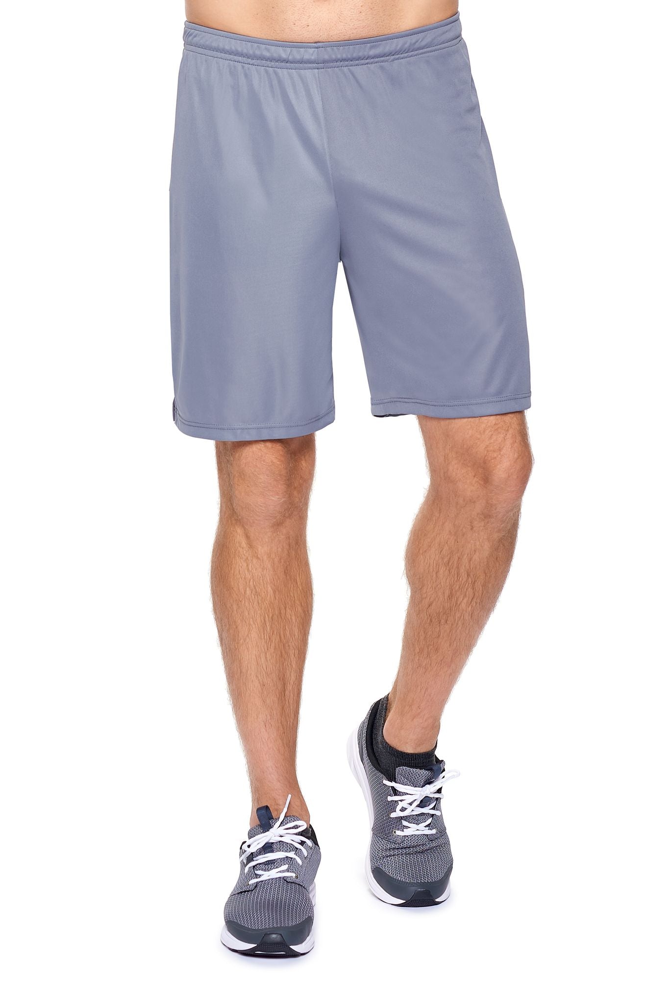 Expert Brand Men's pk MaX™ Impact Shorts in Steel#color_steel