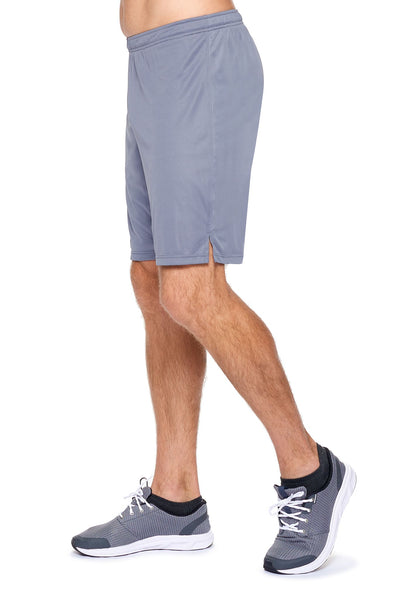 Expert Brand Men's pk MaX™ Impact Shorts in Steel Image 2#color_steel