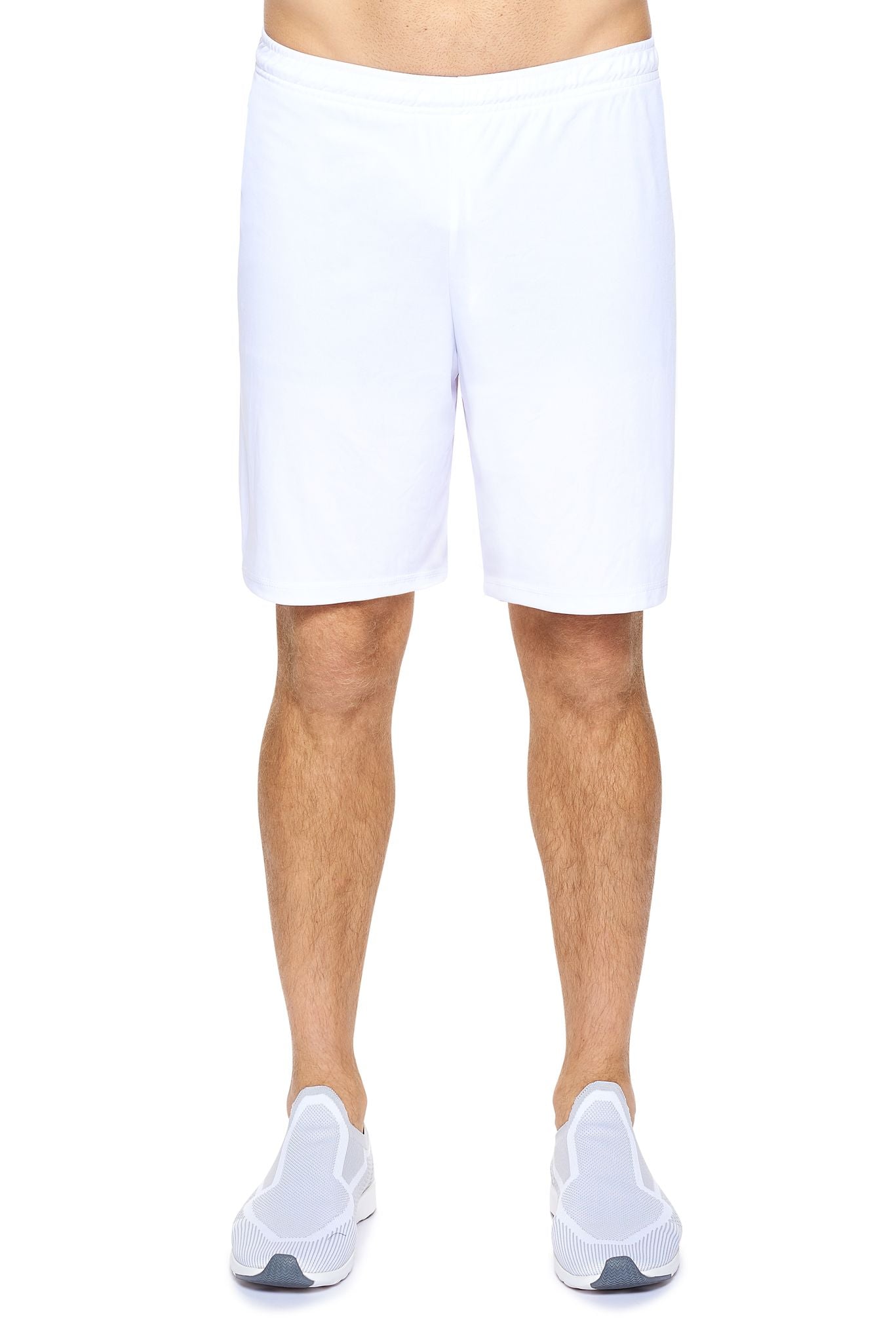 Expert Brand Men's pk MaX™ Impact Shorts in White#color_white