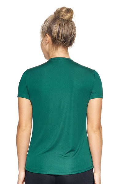 Expert Brand Retail Women's Pk MaX™ Crewneck Expert Tec Tee T-shirt Forest Green 3#color_forest-green