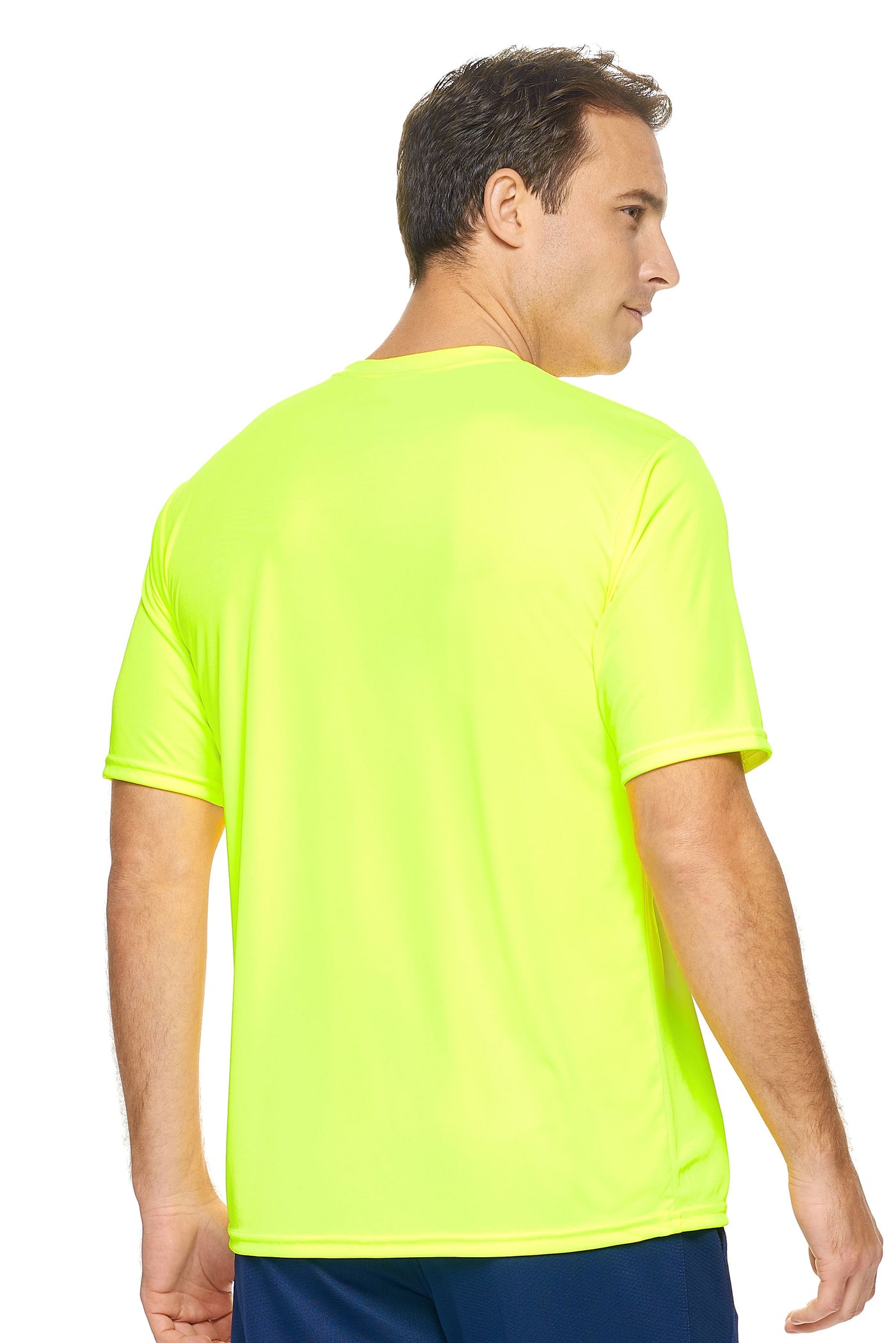 Expert Brand Retail Made in USA Men's Sportswear Activewear Running Long Sleeve Shirt Pk Max safety yellow 3#color_safety-yellow