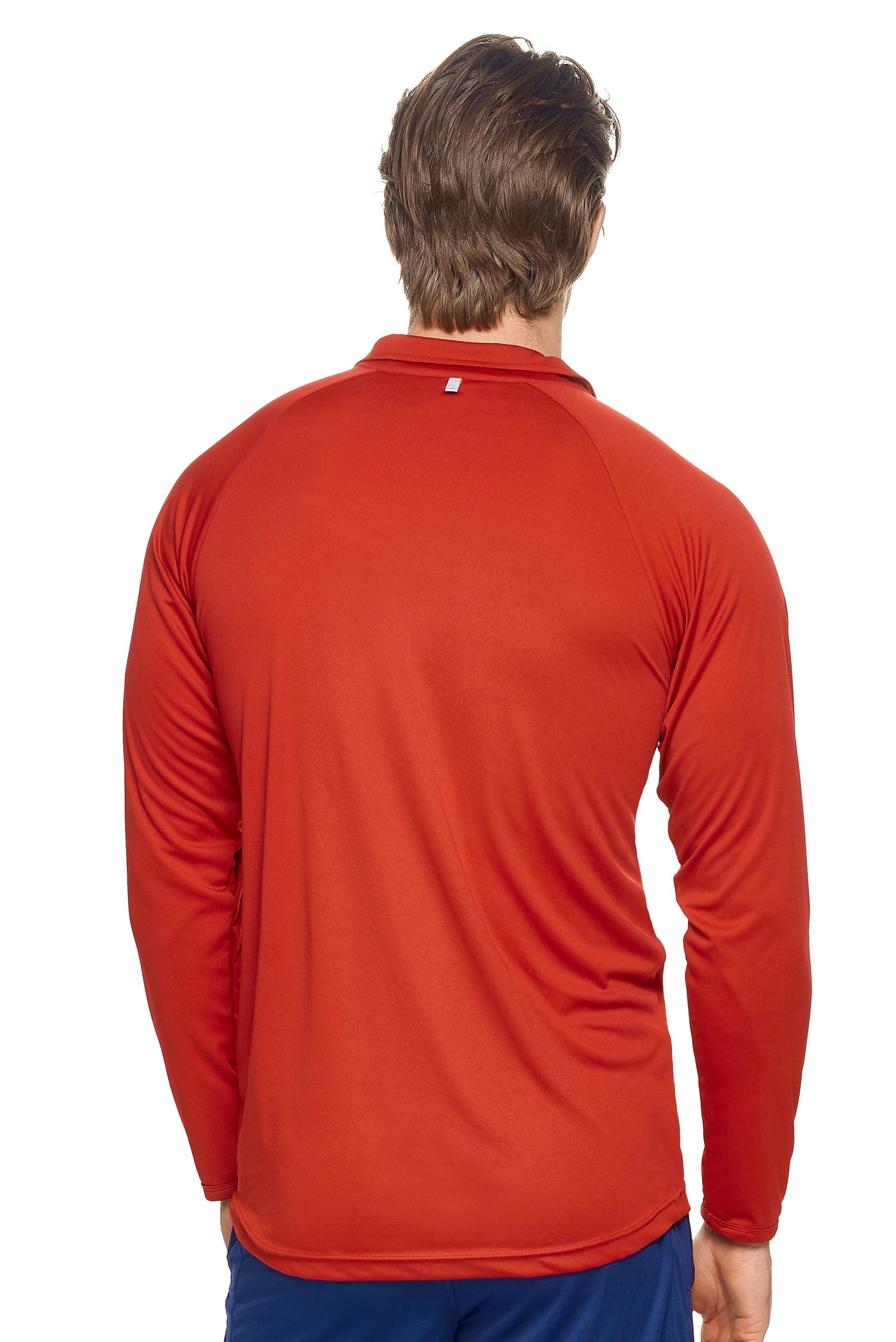 Expert Brand Men's pk MaX™ Half-Zip Run Away Top in Cardinal Image 3