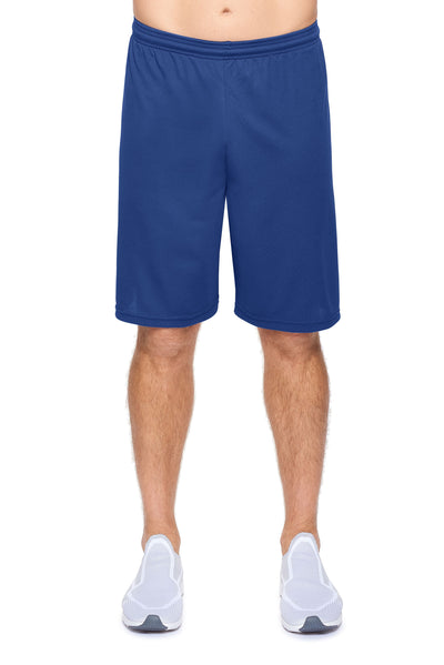 Expert Apparel Men's Oxymesh™ Training Shorts in Navy Image 2#color_navy