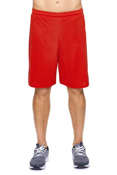 Expert Apparel Men's Oxymesh™ Training Shorts in True Red#color_true-red