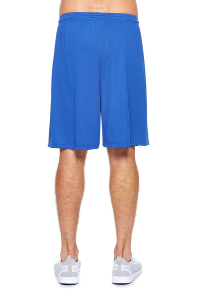 Expert Apparel Men's Oxymesh™ Training Shorts in Royal Blue Image 3#color_royal-blue