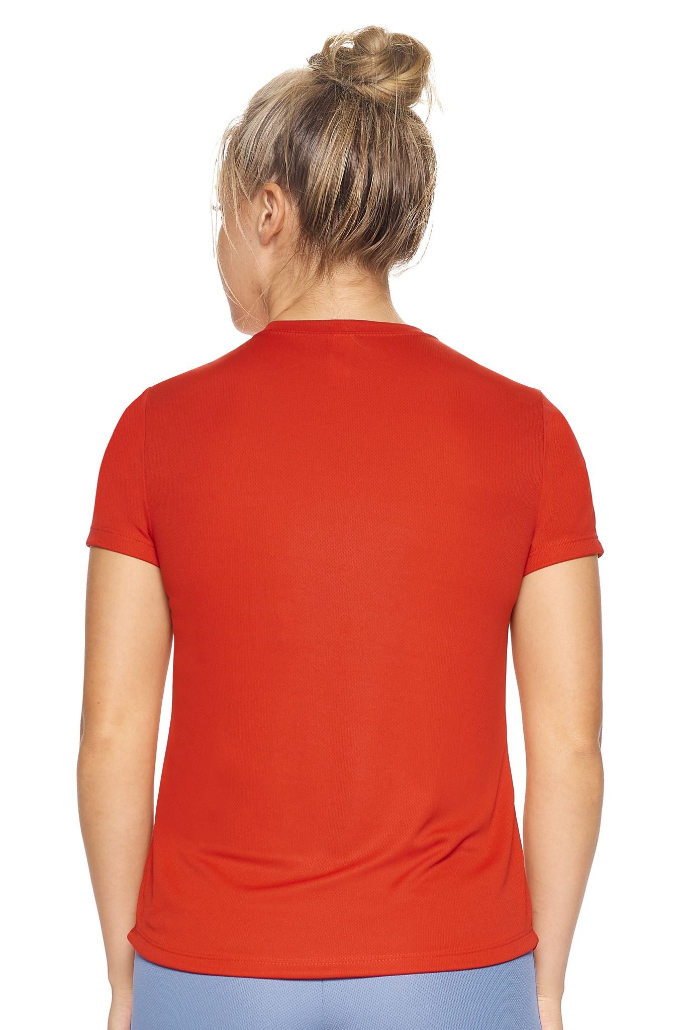 Expert Brand Retail Women's Activewear Sportswear Oxymesh Tec Tee T-shirt Made in USA red 3#color_red