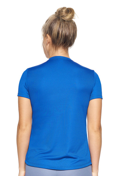 Expert Brand Retail Women's Activewear Sportswear Oxymesh Tec Tee T-shirt Made in USA royal blue 3#color_royal-blue