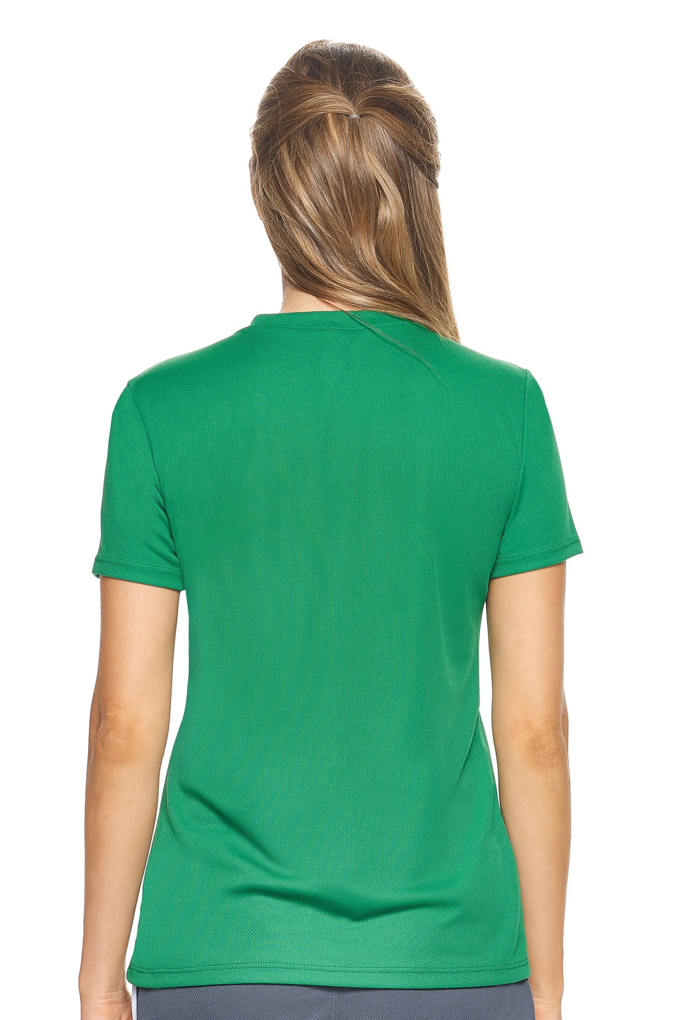 Expert Brand Retail Activewear Sportswear Made in USA Tec Tee T-shirt kelly green 3#color_kelly-green