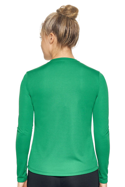 Oxymesh™ Long Sleeve Tec Tee 🇺🇸 - Expert Brand Apparel#color_kelly-green