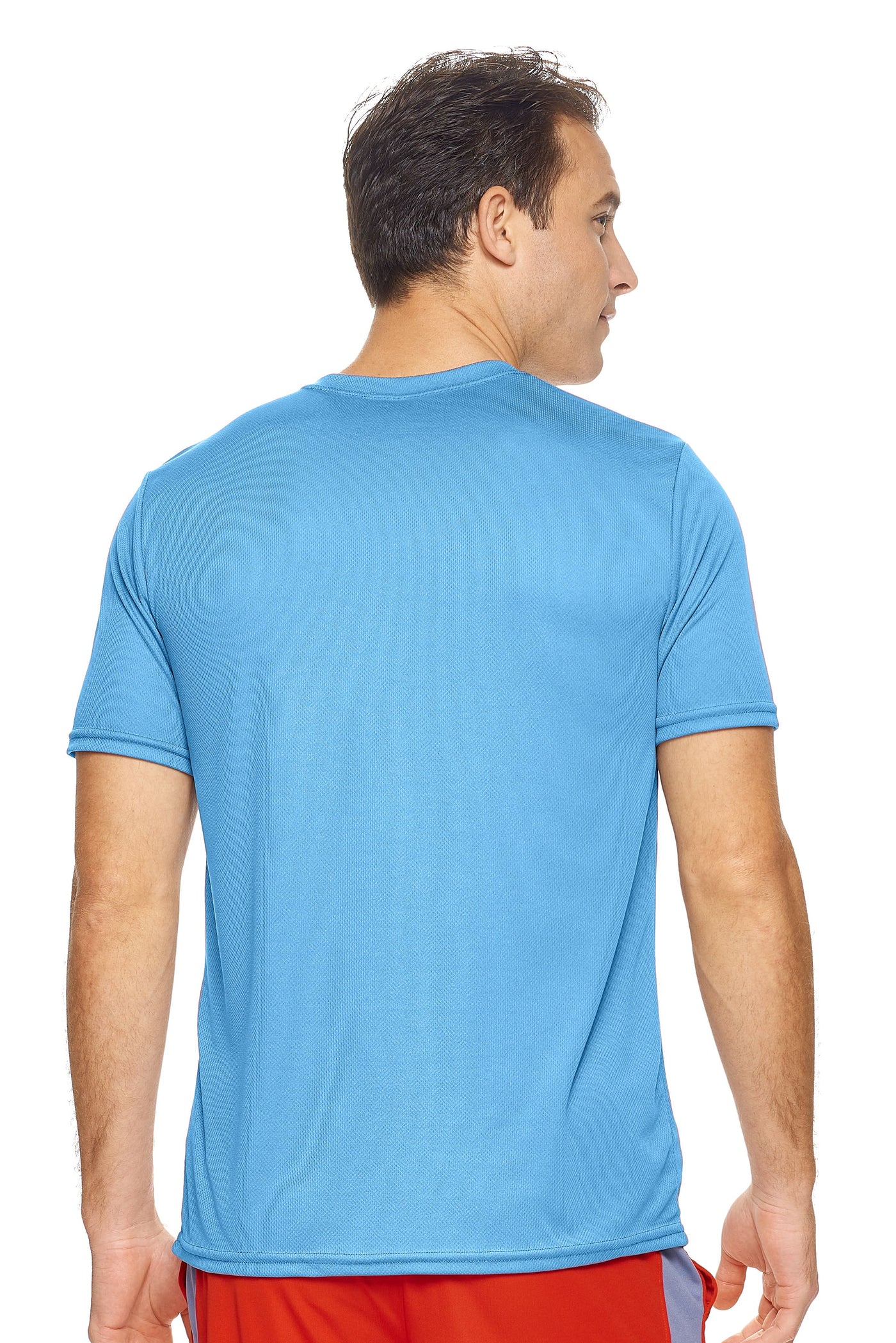 Expert Brand Retail Sportswear Men's Oxymesh Tec Tee Made in USA activewear carolina blue 3#color_carolina-blue