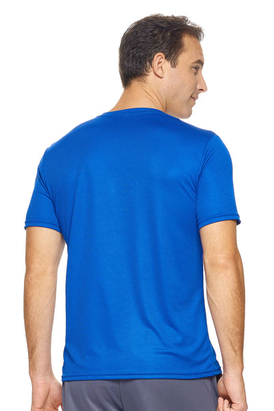 Expert Brand Retail Sportswear Made in USA Men's Oxymesh™ Crewneck Tec Tee royal blue 3#color_royal-blue