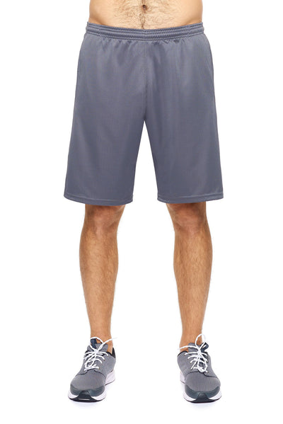 Expert Brand Men's Lifestyle Active Shorts in Charcoal#color_charcoal