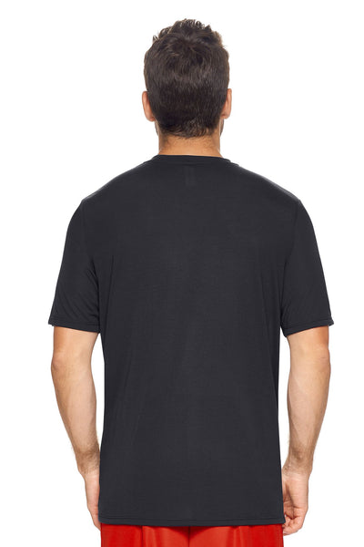 Expert Brand Retail Super Soft Eco-Friendly Performance Apparel Fashion Sportswear Men's Crewneck T-Shirt Made in USA black 3#color_black