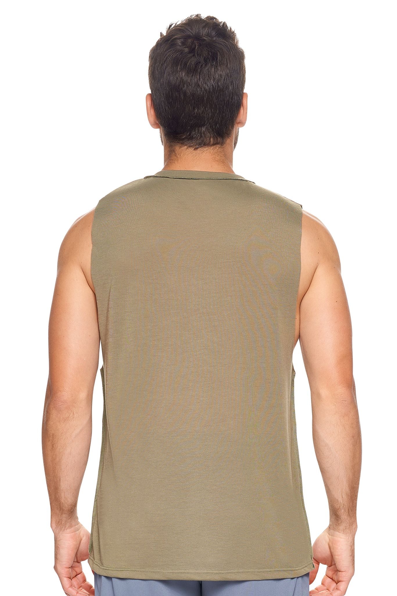 Siro™ Raw Edge Muscle Tee 🇺🇸 - Expert Brand Apparel#color_olive