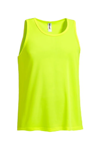 Expert Apparel Men's Pk Max™ Tech Tank Safety Yellow#color_safety-yellow
