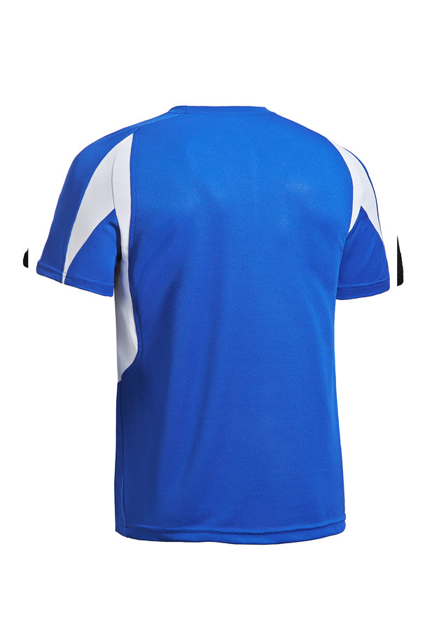Expert Brand Retail Men's Oxymesh™ Crossroad Colorblock Tee in Royal Blue White 2#color_royal-white