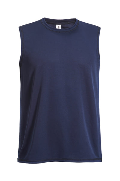 DriMax™ Sleeveless Muscle Tee 🇺🇸 - Expert Brand Apparel#color_navy