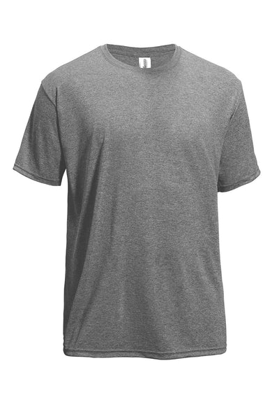 Expert Brand Retail Active Heather Tee in Black#color_heather-black