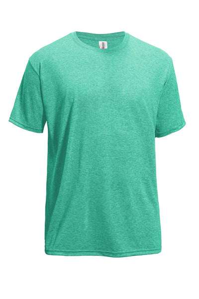 Expert Brand Retail Active Heather Tee in Kelly Green#color_heather-kelly
